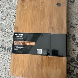 Sharper Image Bamboo Cutting Board - Warm Brown